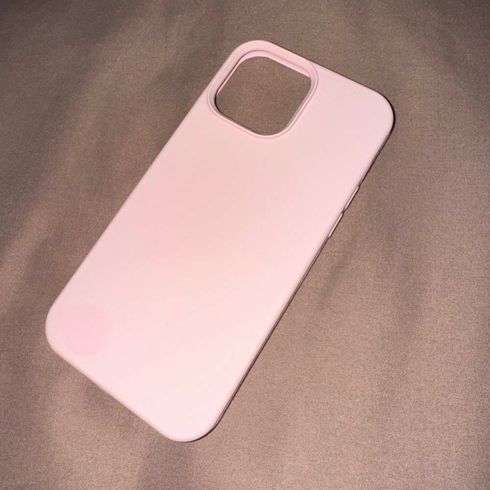 pink silicone iphone 13 pro max case